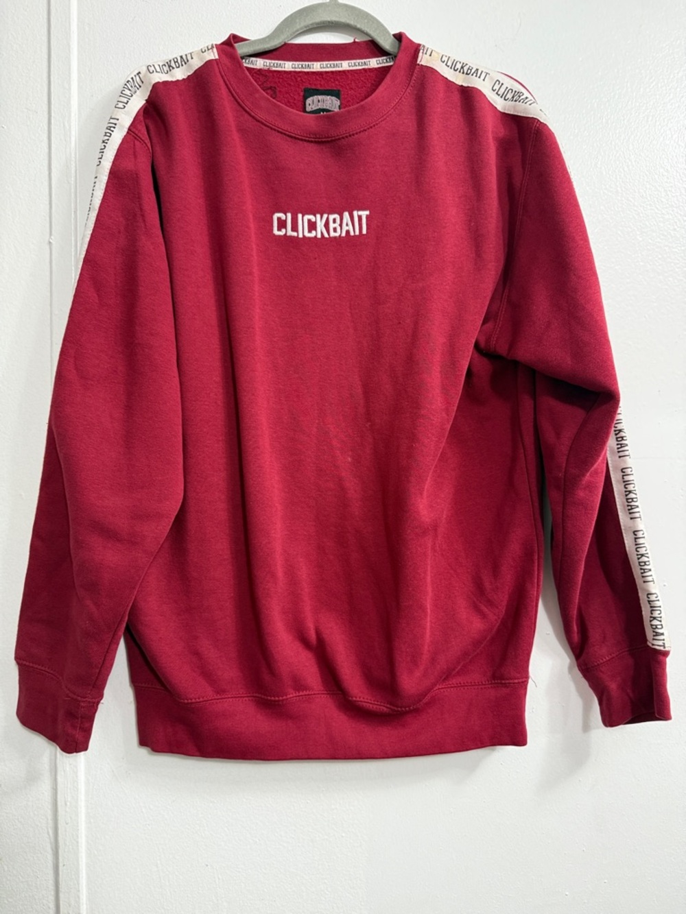 Crewneck Sweater in Burgundy